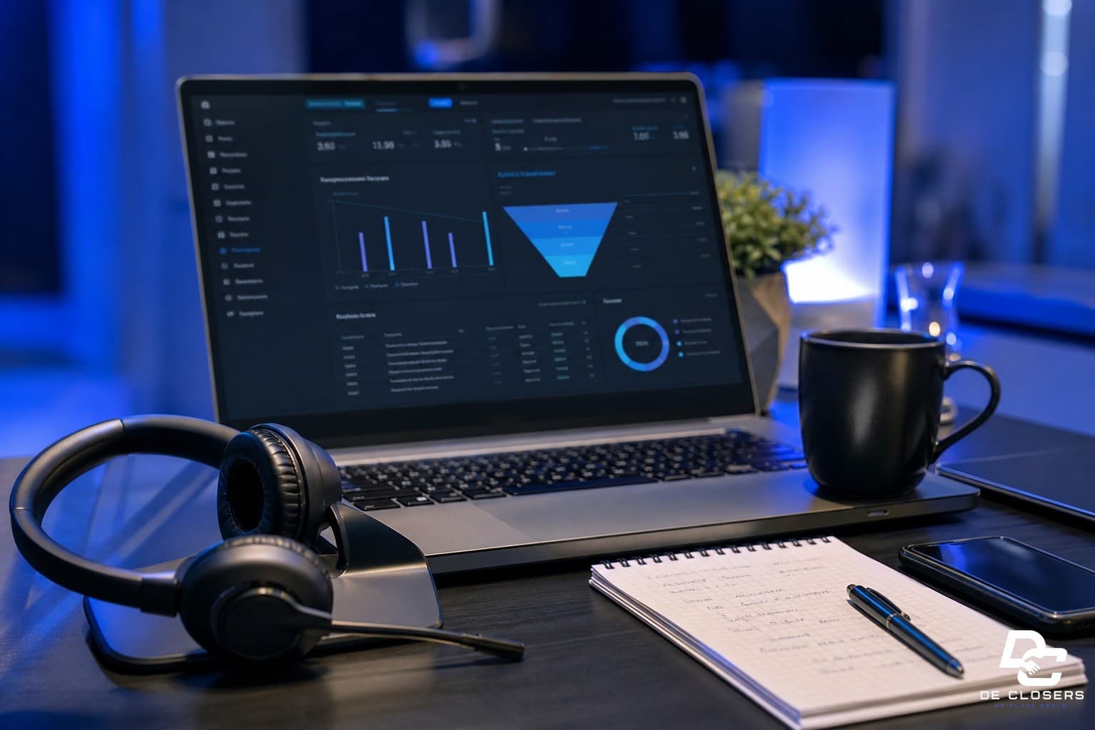 Sales desk bij DeClosers